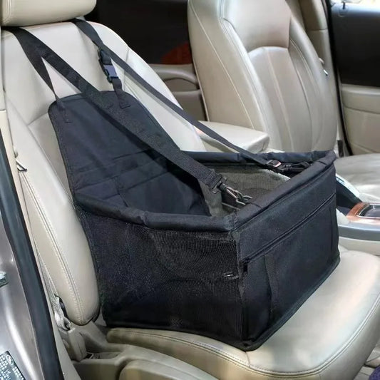 Foldable Dog Car Seat Hammock – Travel Booster Seat for Small to Large Dogs