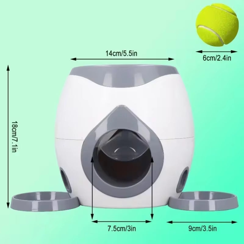 Automatic Dog Ball Launcher – Interactive Toy & Training Feeder for Medium Dogs