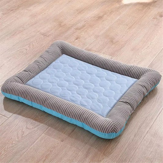 Cooling Pet Pad – Soft Ice Silk Summer Mat for Dogs & Cats