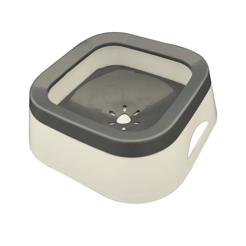 1L Anti-Spill Pet Water Bowl – Floating Slow Feeder for Dogs & Cats