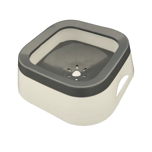 1L Anti-Spill Pet Water Bowl – Floating Slow Feeder for Dogs & Cats