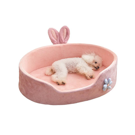 Detachable Washable Pet Bed – Soft, All-Season Dog & Cat Bed
