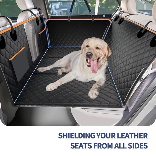 Large Pet Car Seat Extender – Rear Seat Protector & Travel Hammock for Dogs