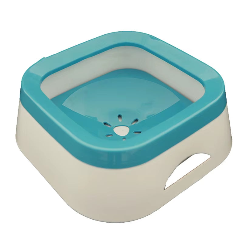 1L Anti-Spill Pet Water Bowl – Floating Slow Feeder for Dogs & Cats